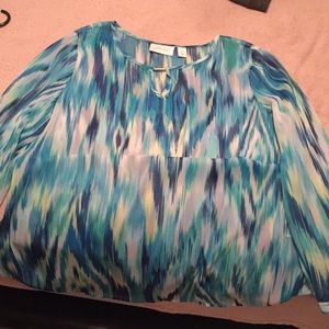 Chico’s 🌊 sea green and blue top